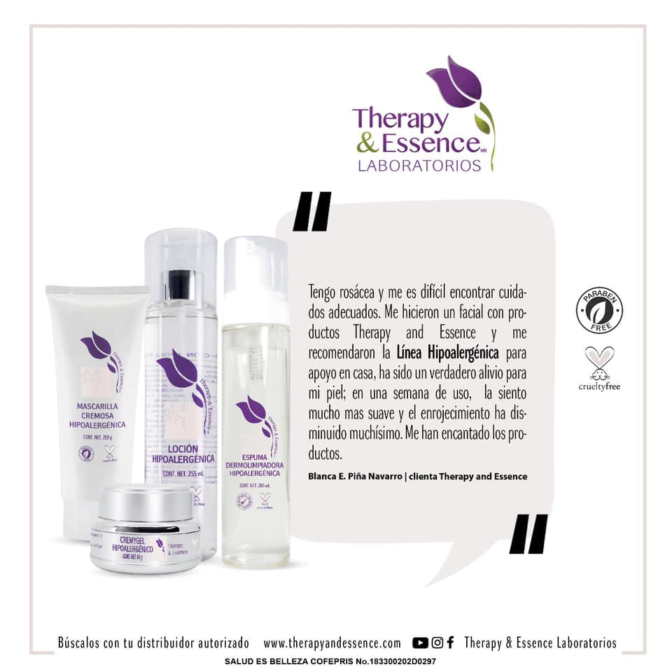 Loción hipoalergénica 255ml THERAPY AND ESSENCE Tienda Oficial del